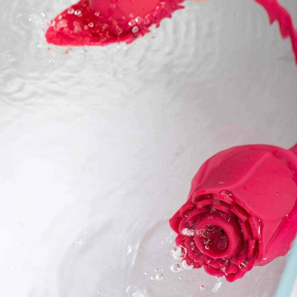 Rose Sucking Vibrator with Love Egg Vibe - Image 3