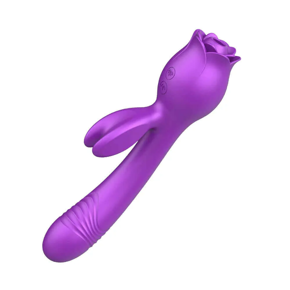 Rabbit Rose Toy: The 3-in-1 Vibrator Sensation - Image 6